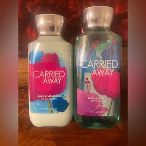 NEW Bath & Body Works CARRIED AWAY 10 fl oz Shower Gel & Body Lotion 8 oz